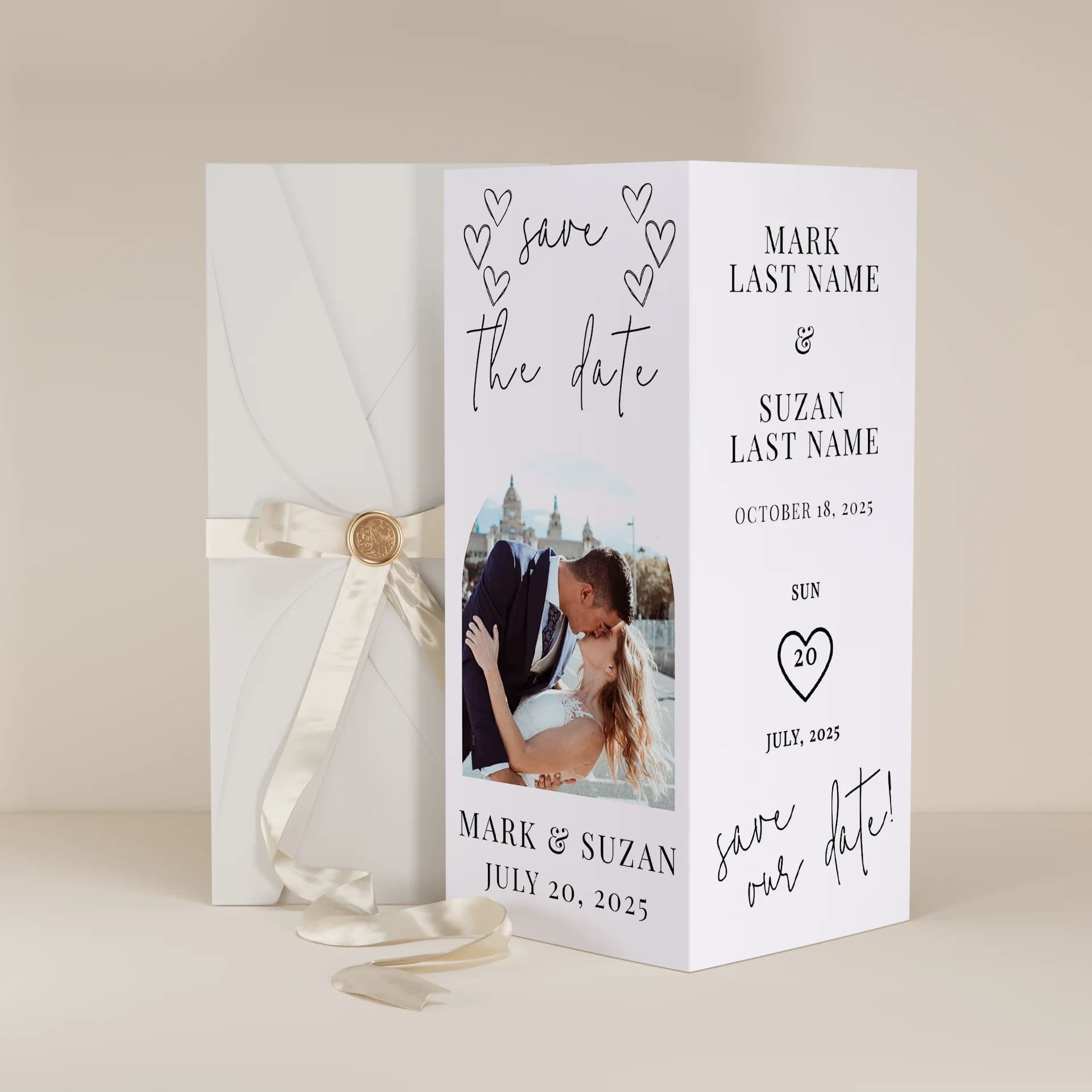 Wedding template preview