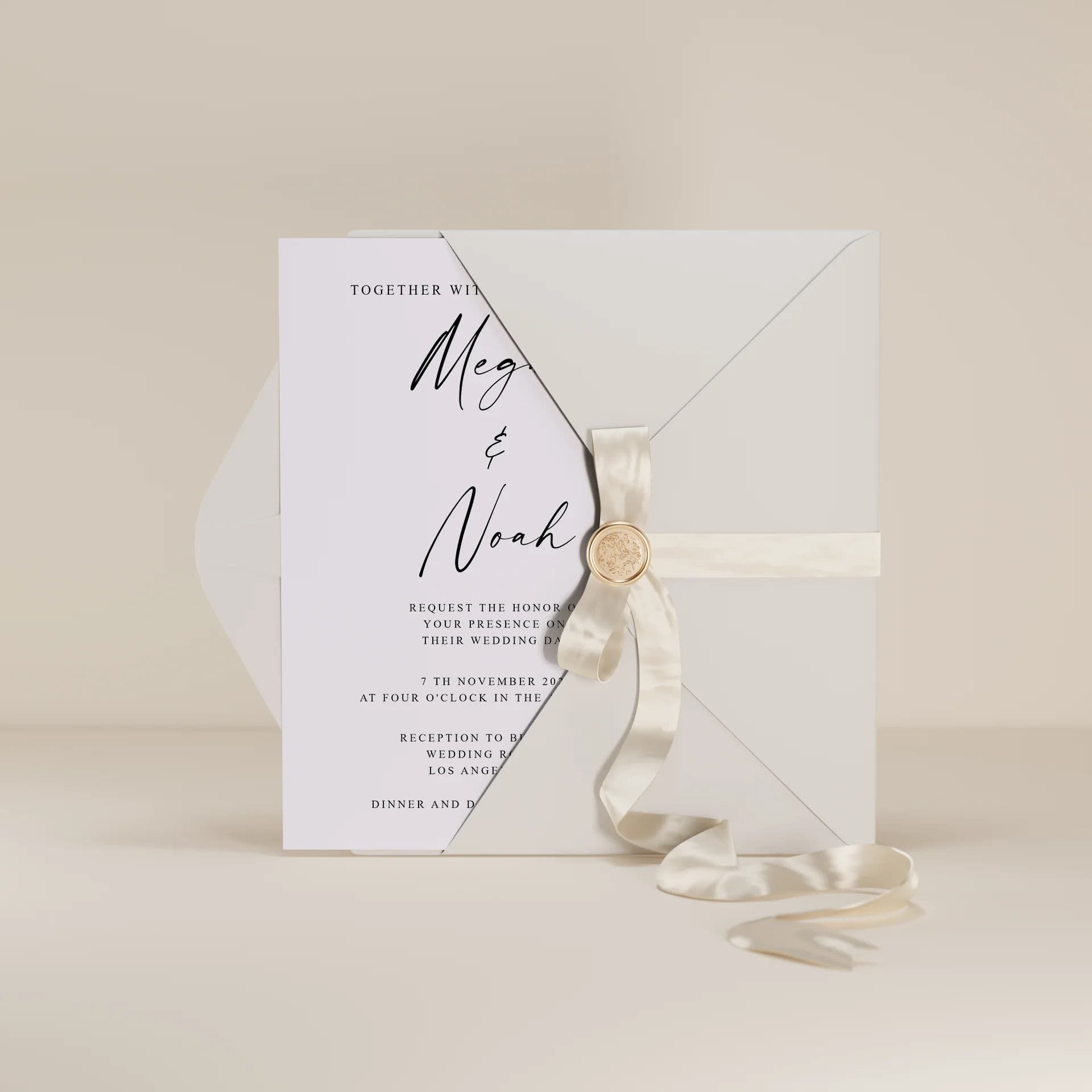 Wedding template preview