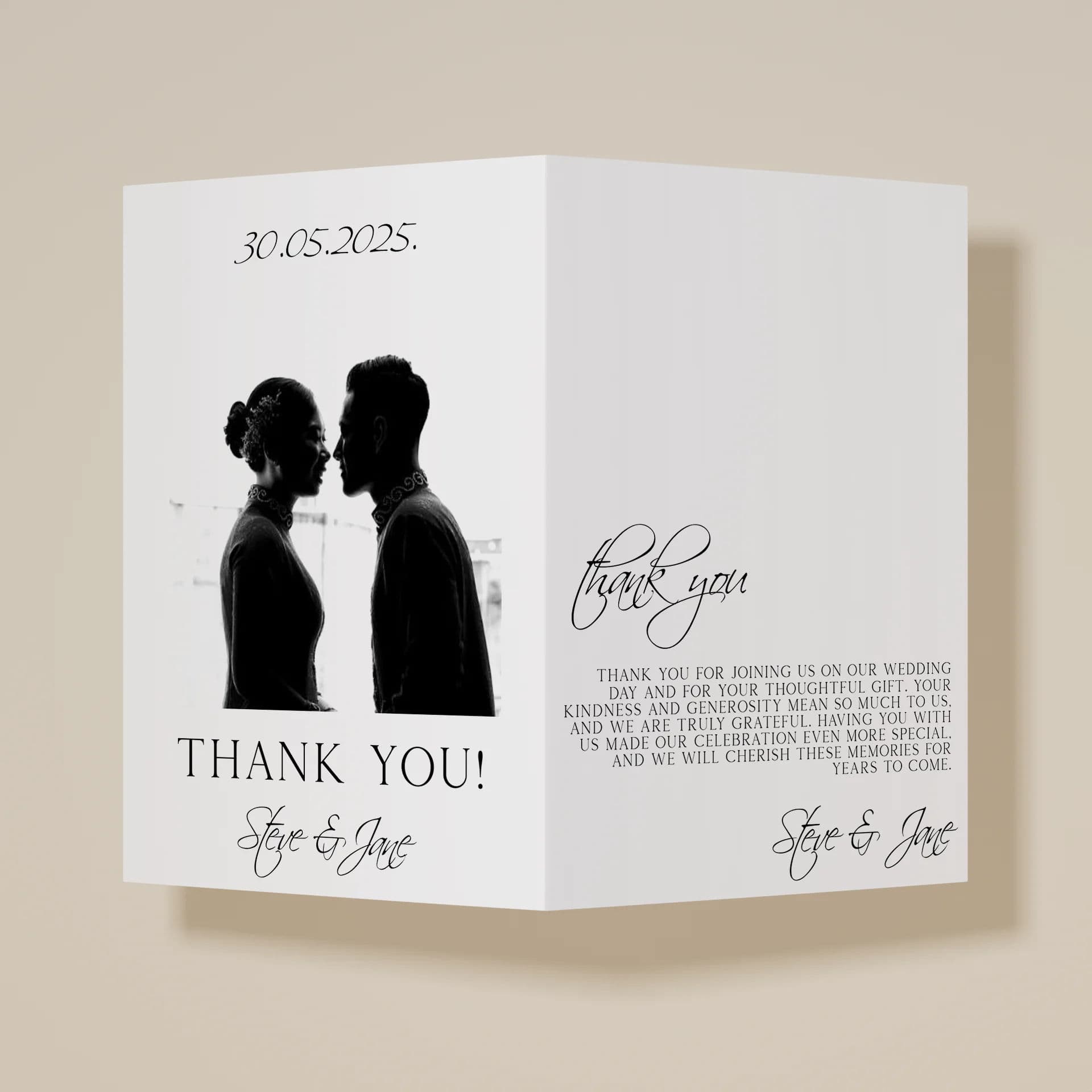 Wedding template preview