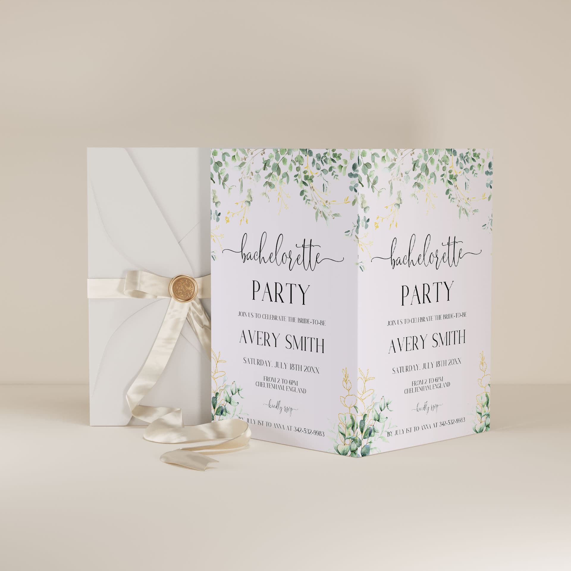 Wedding template preview
