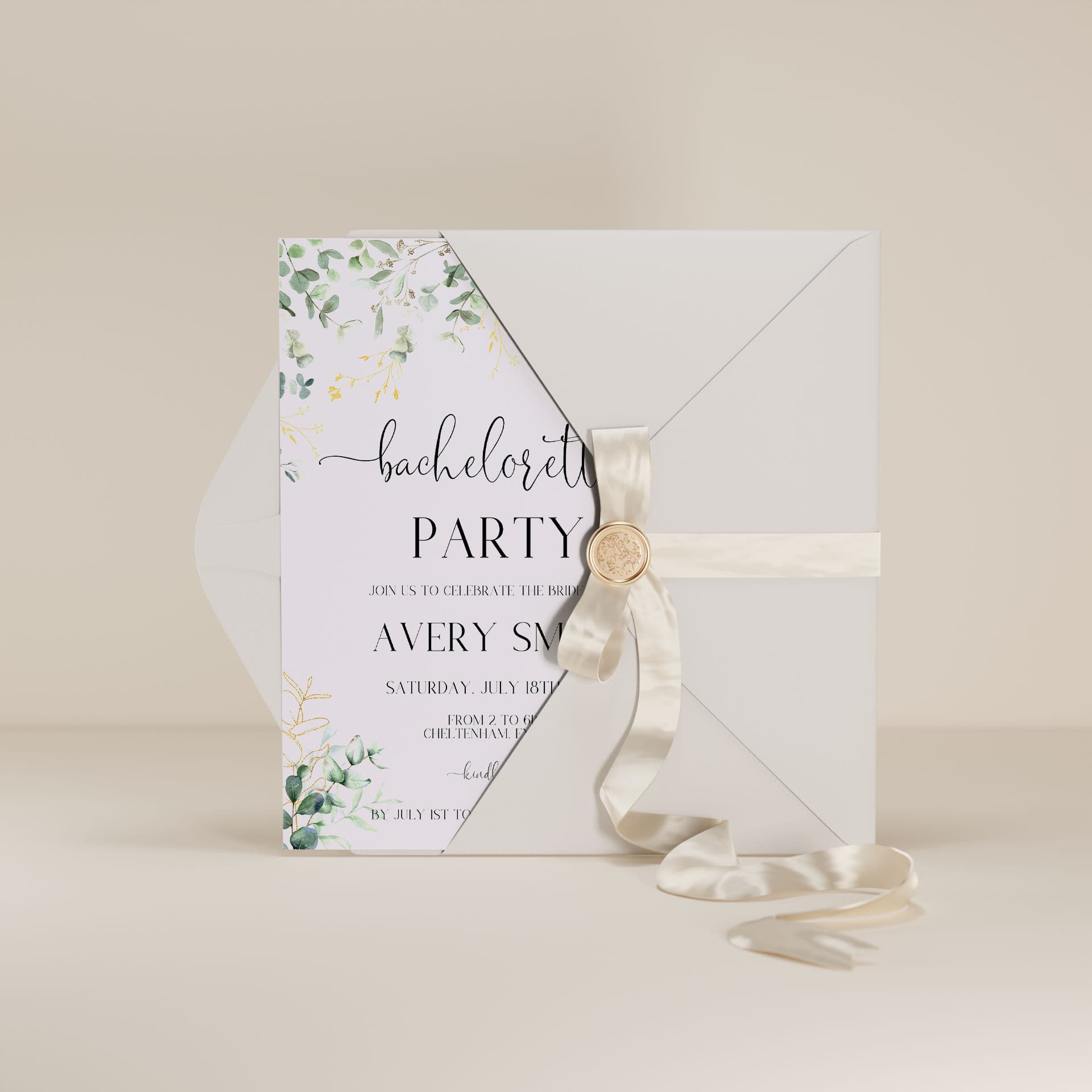 Wedding template preview