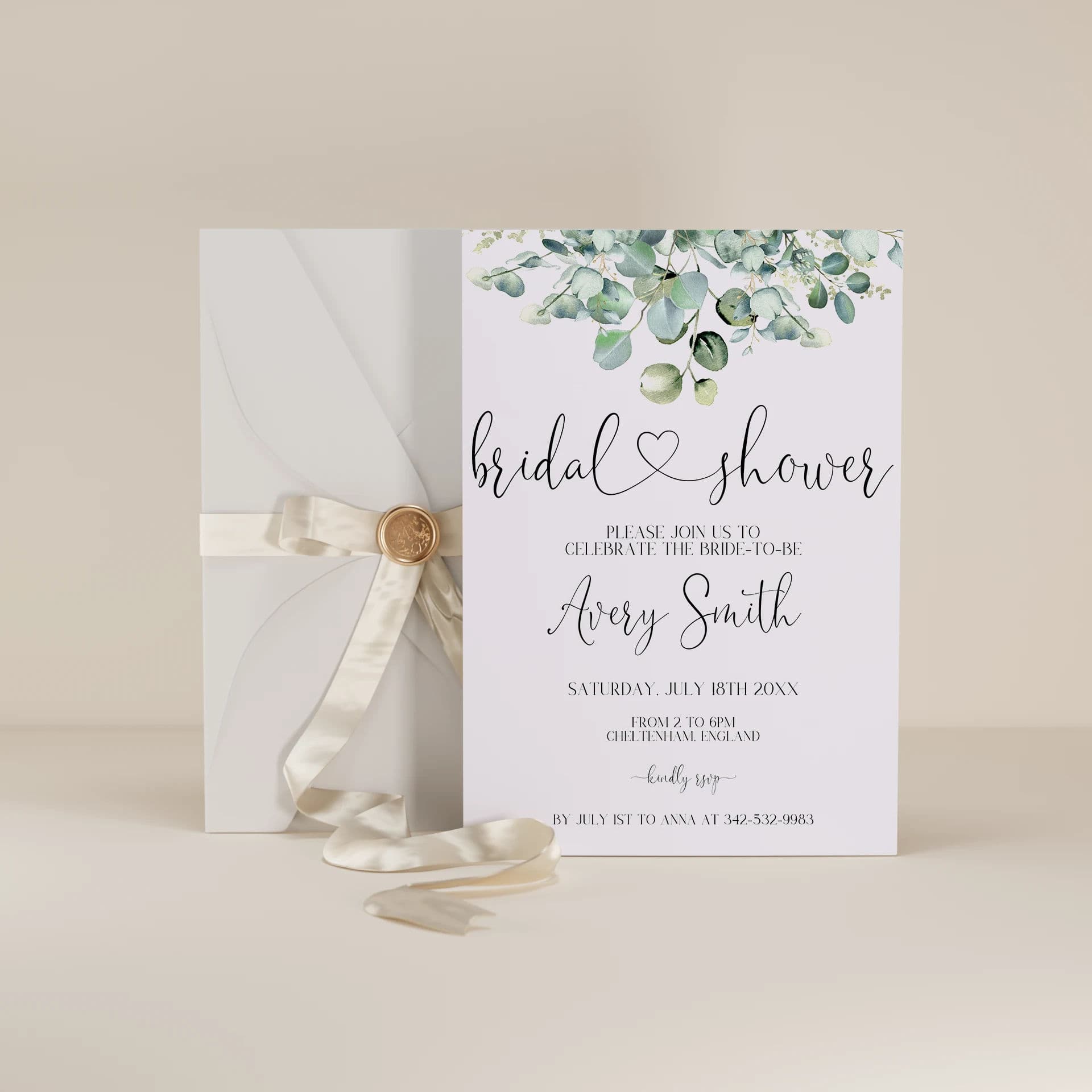 Eucalyptus Gold — Bridal Shower