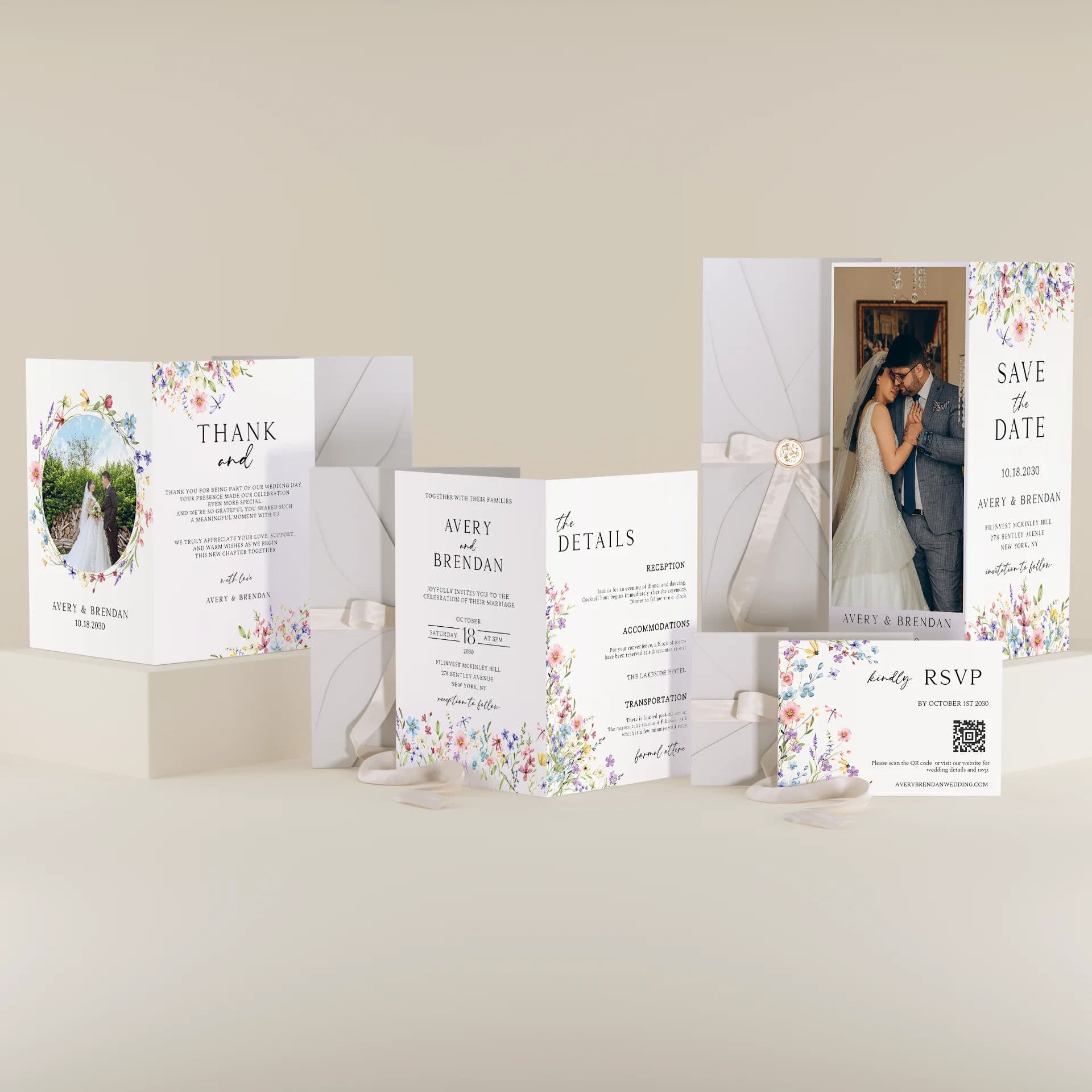 Wedding template preview