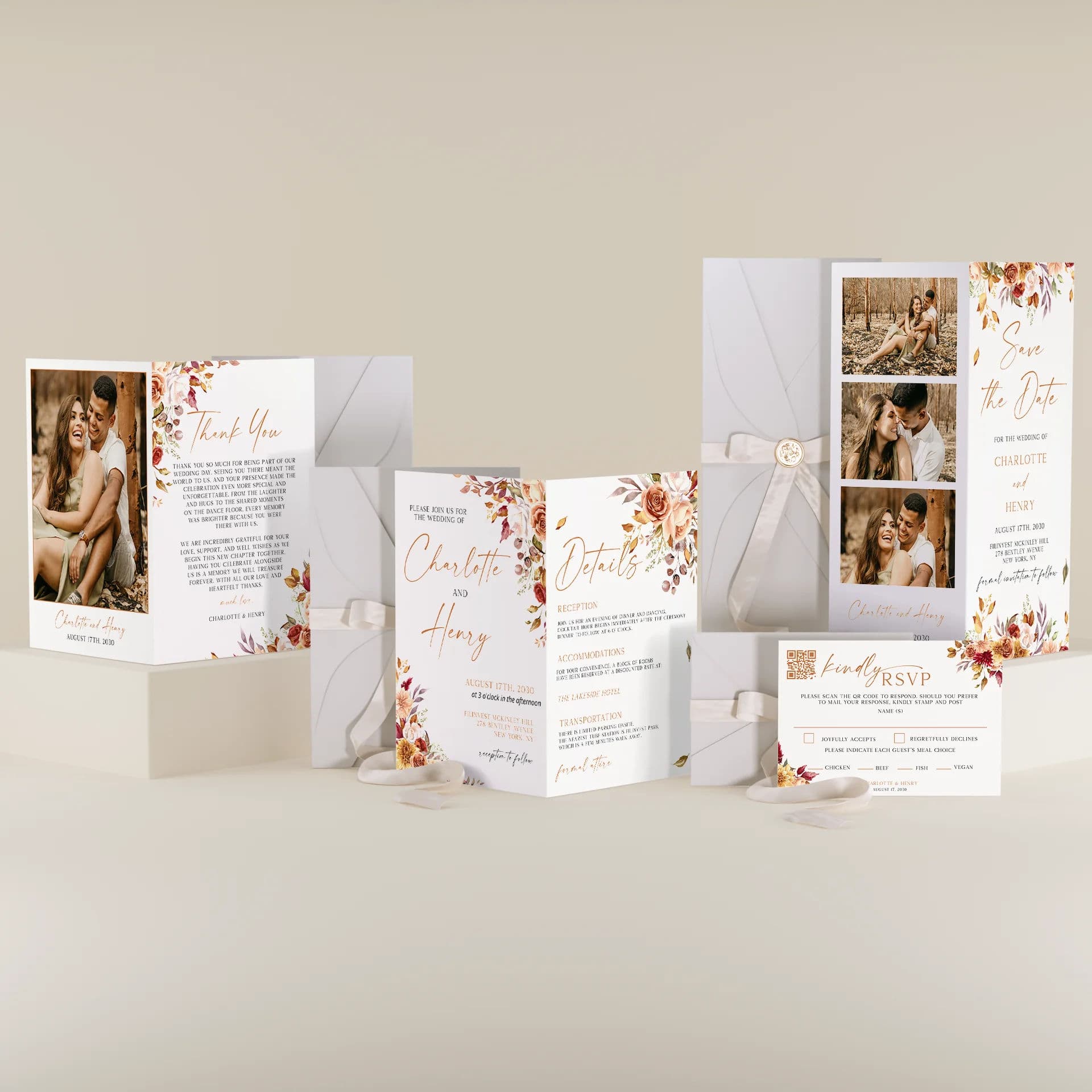 Wedding template preview