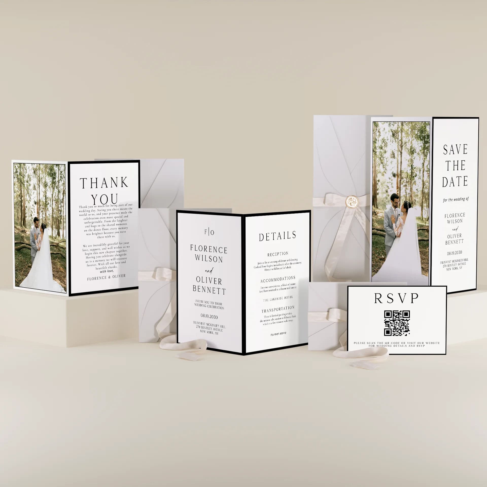 Wedding template preview