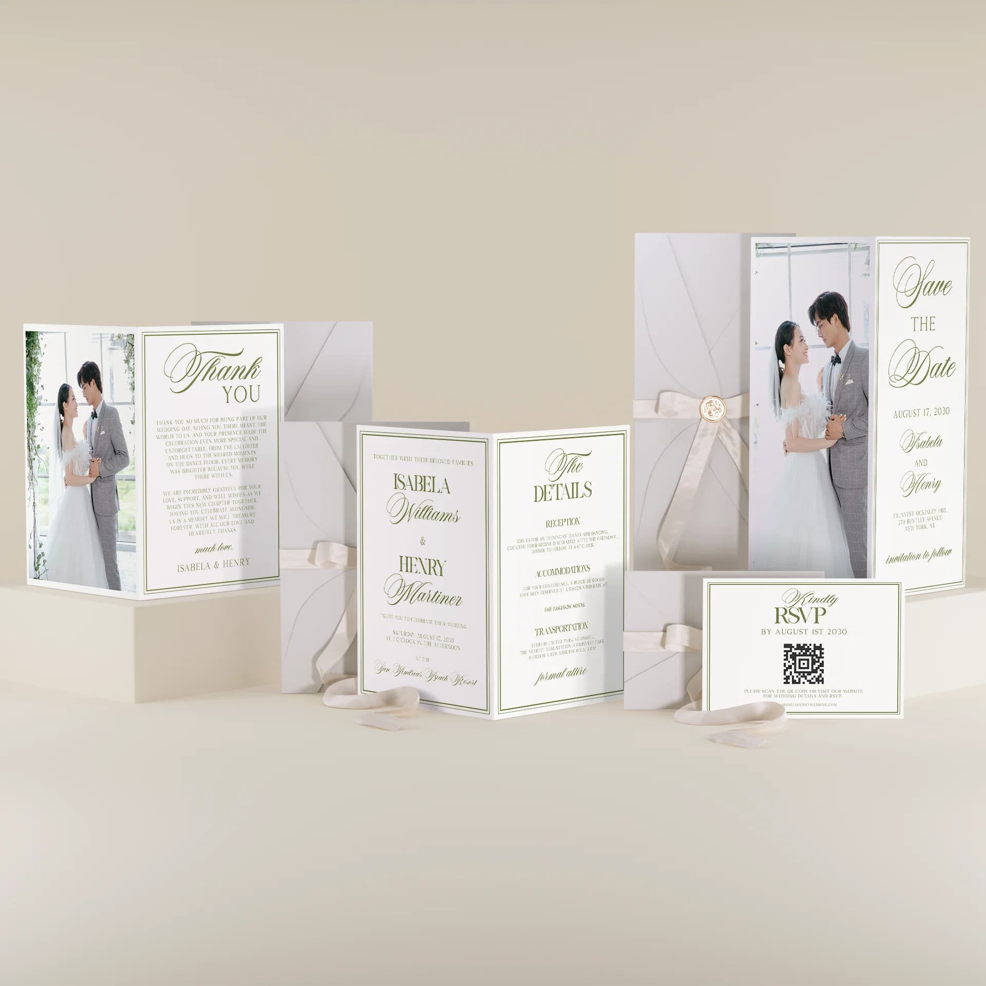 Wedding template preview