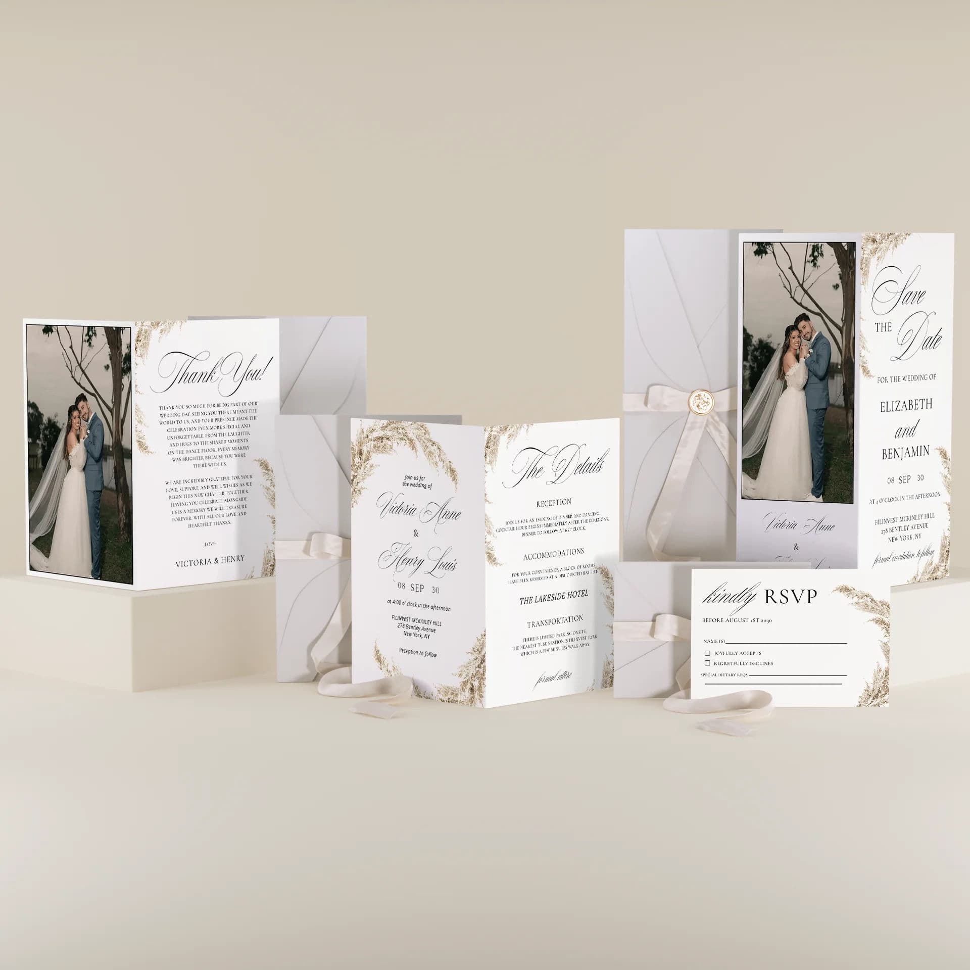 Wedding template preview