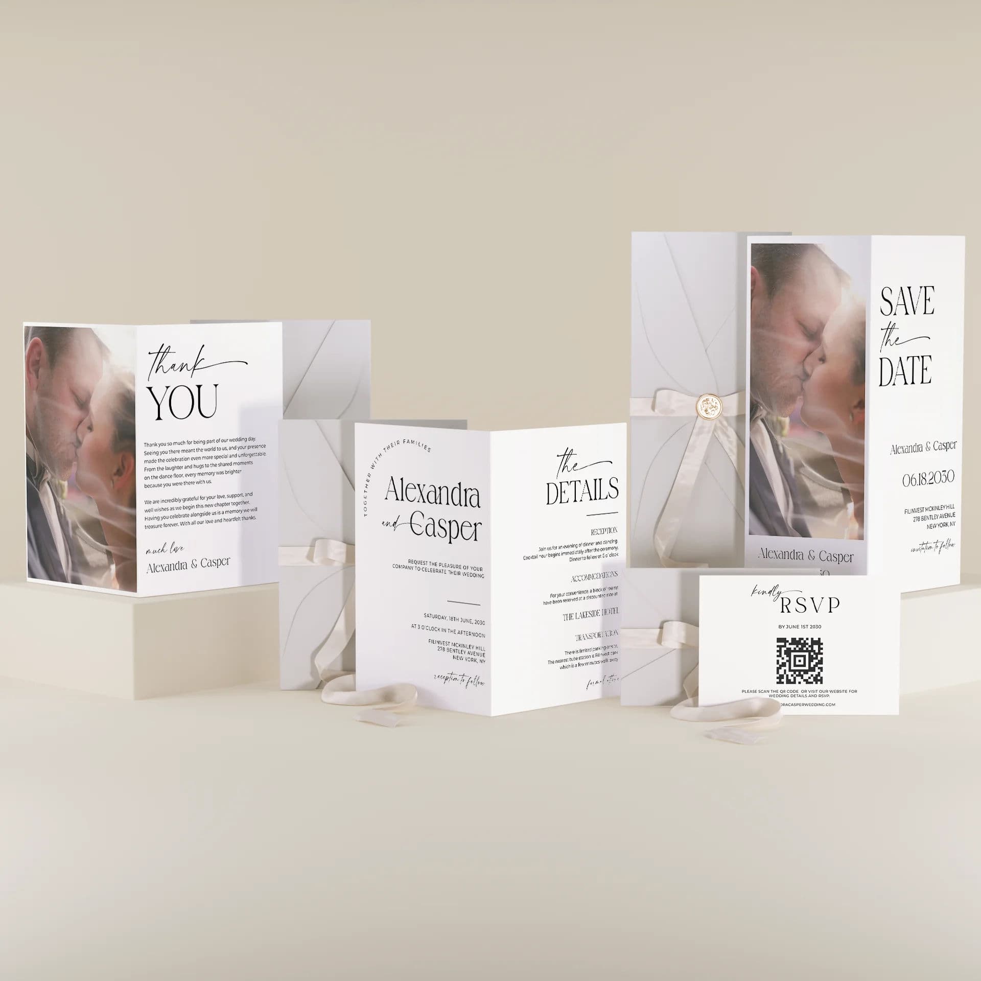 Wedding template preview