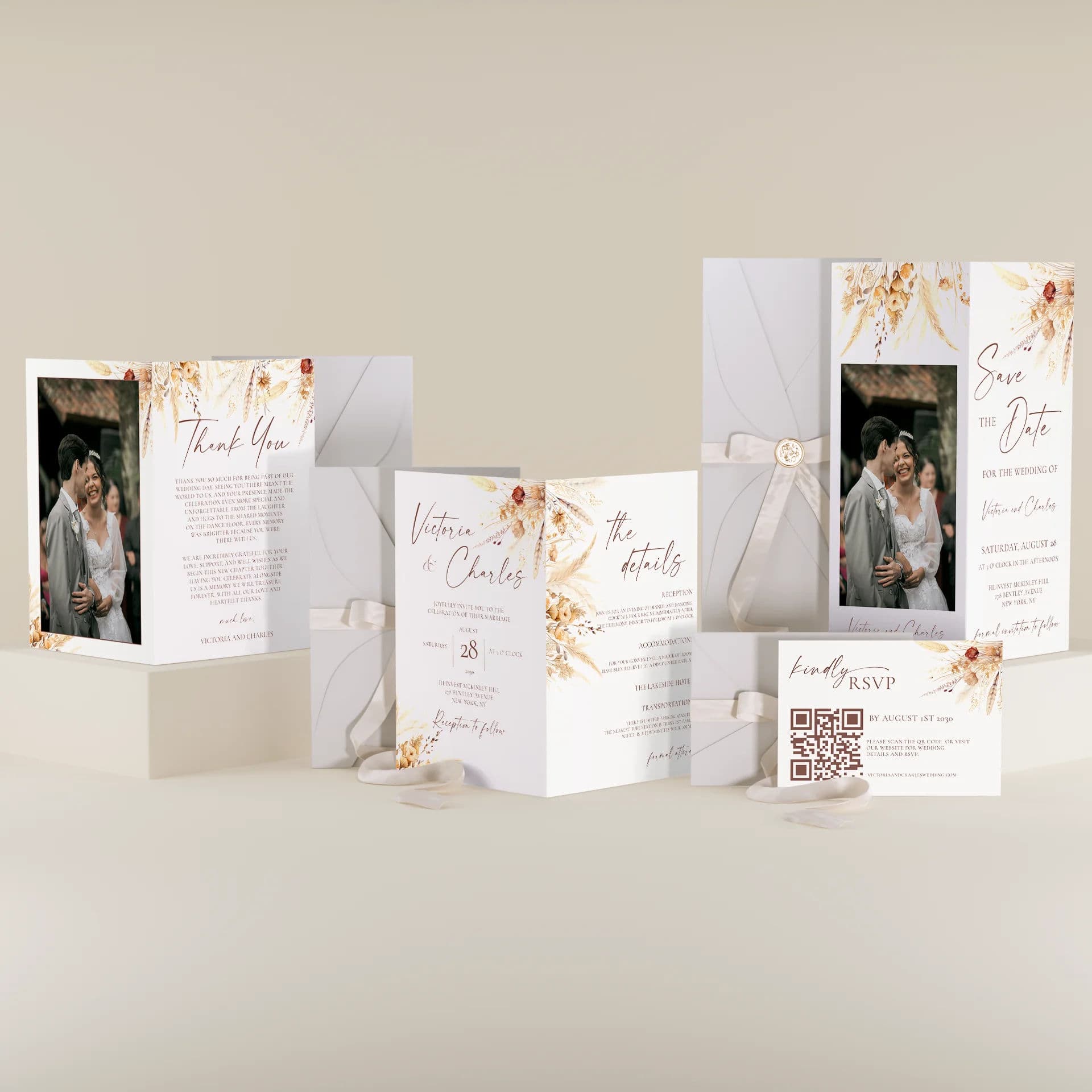 Wedding template preview