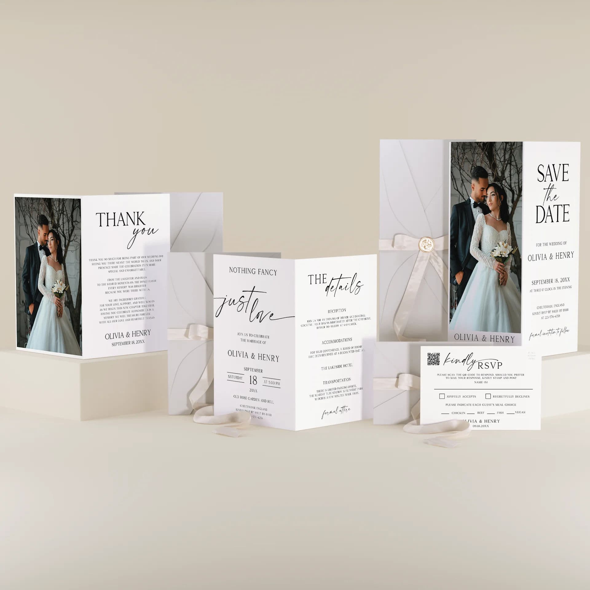Wedding template preview