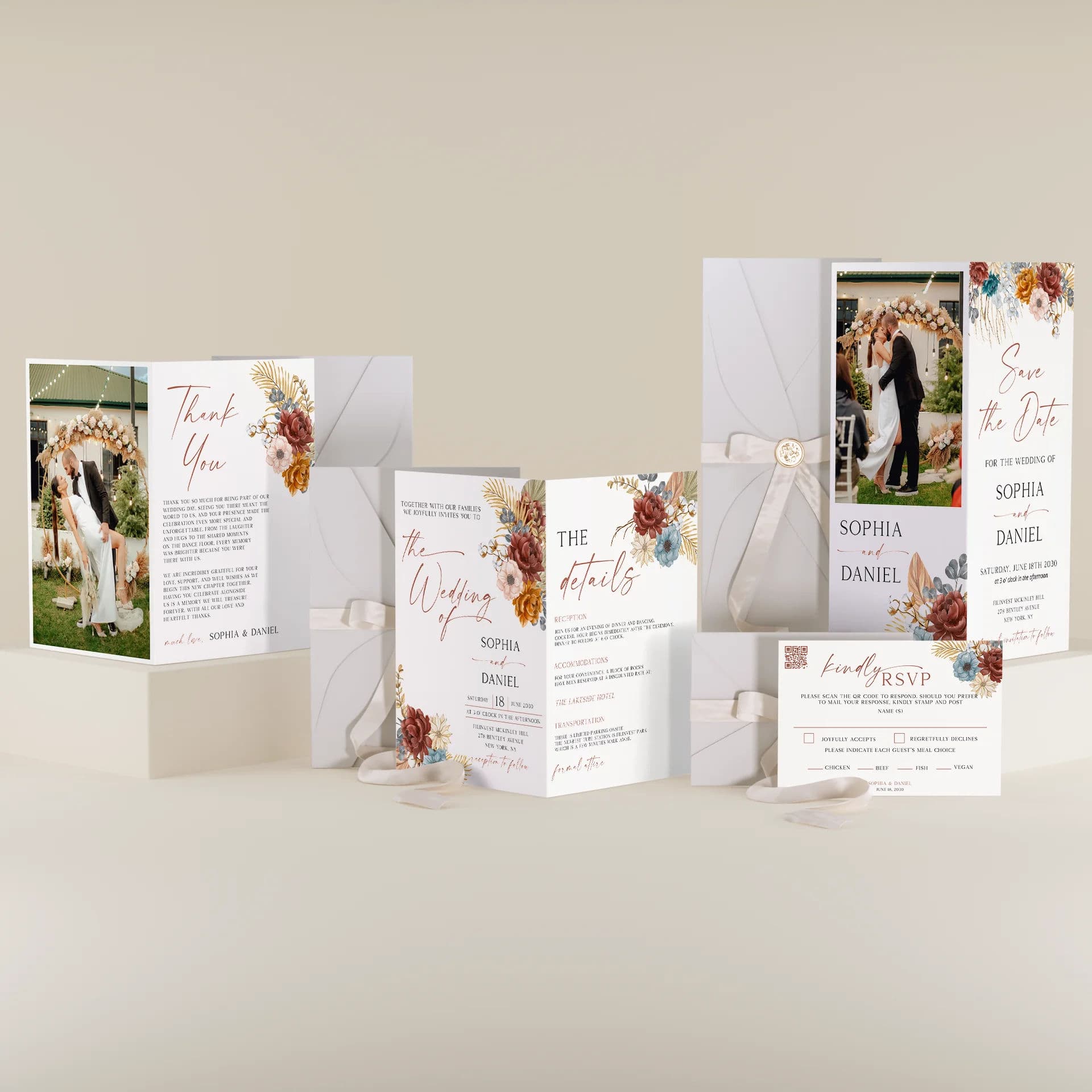 Wedding template preview