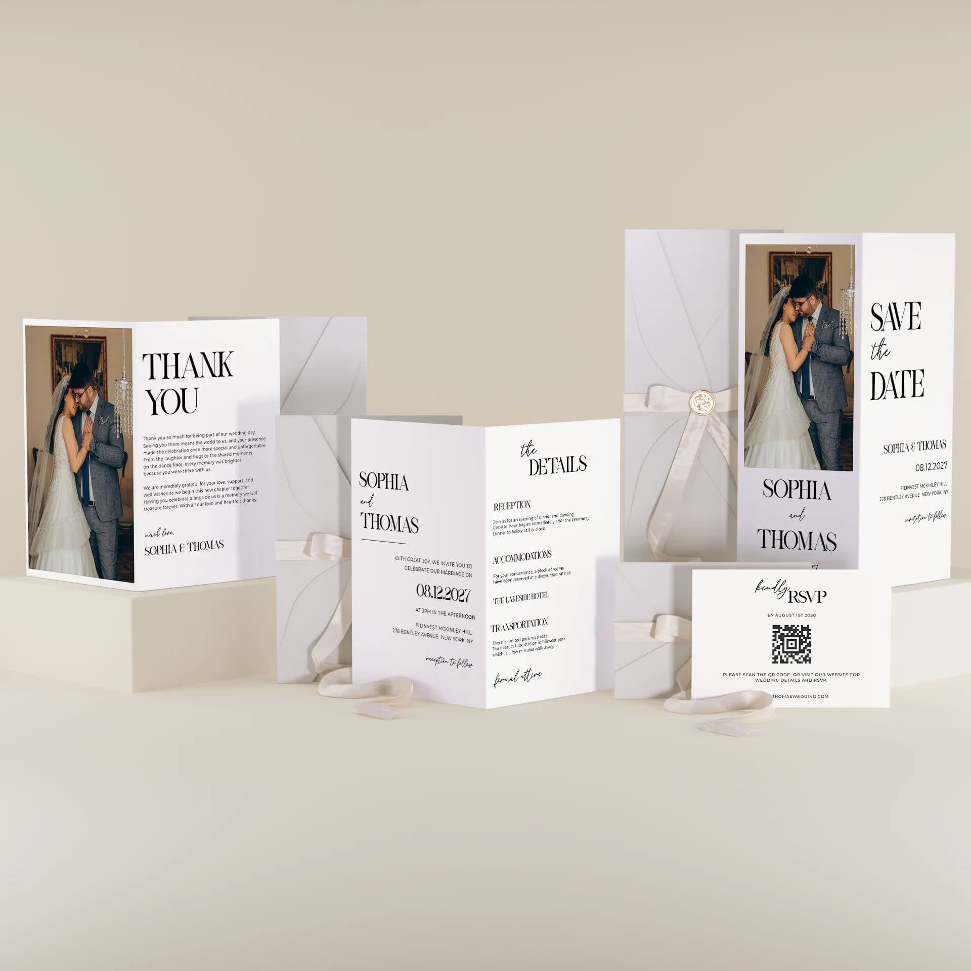 Wedding template preview