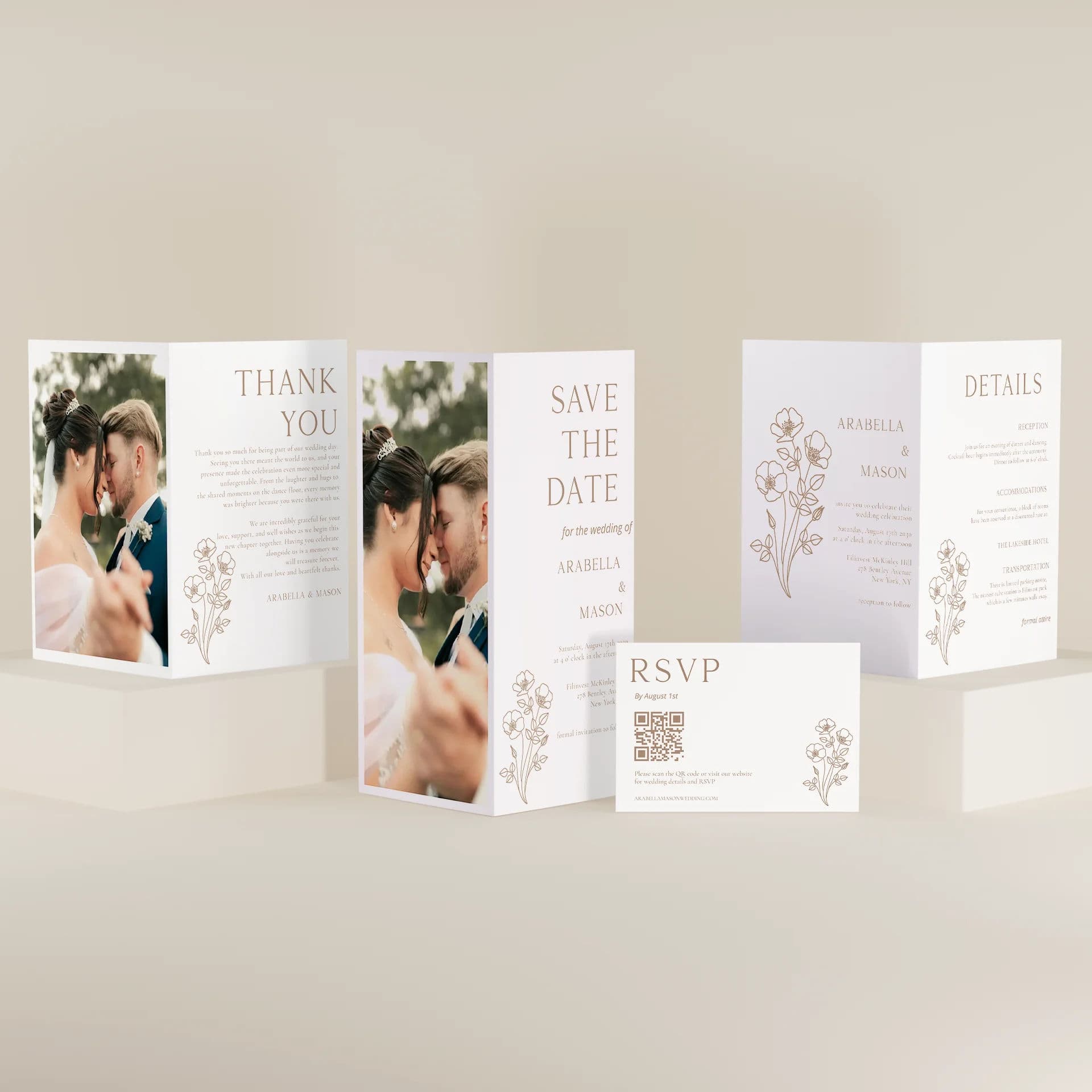 Wedding template preview
