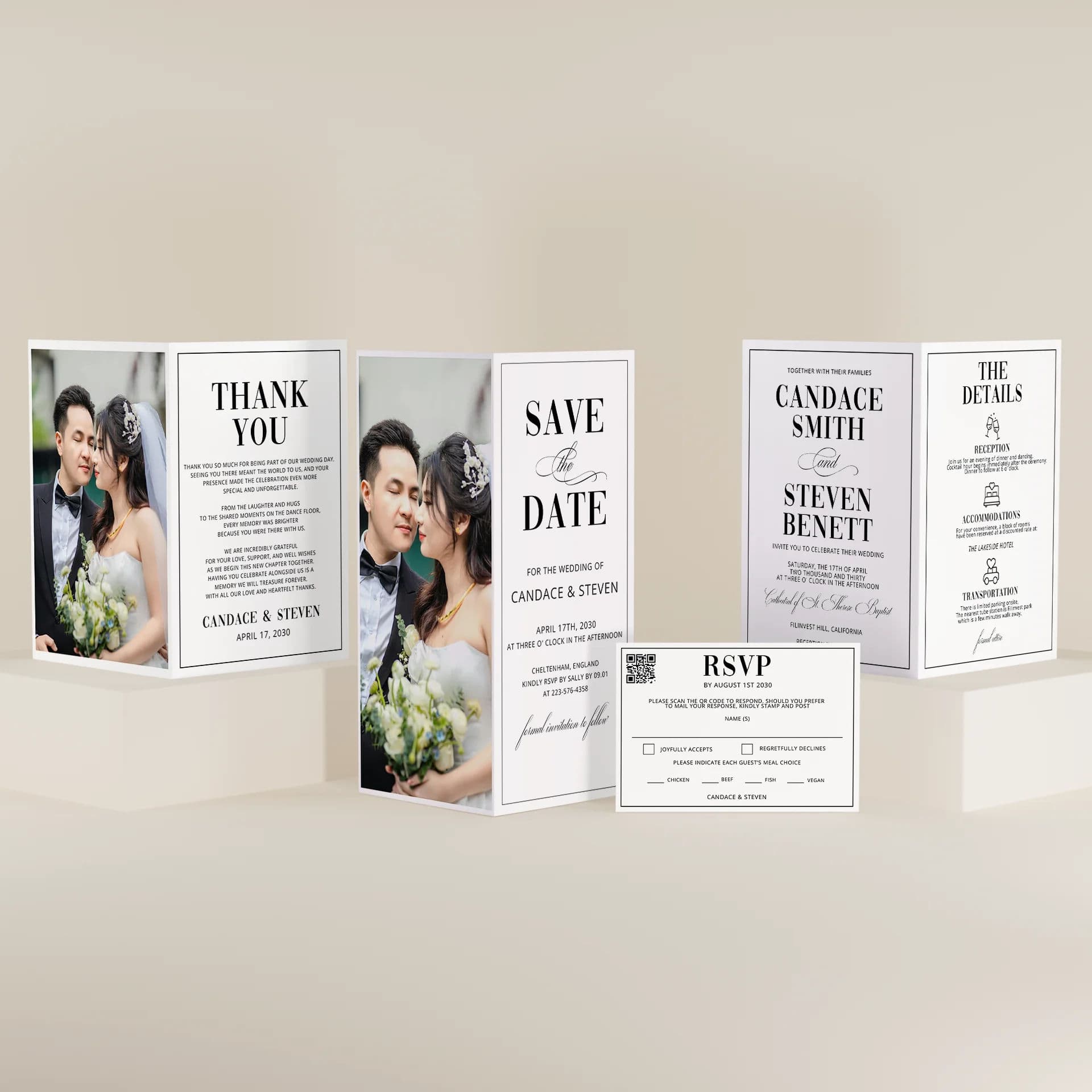 Wedding template preview