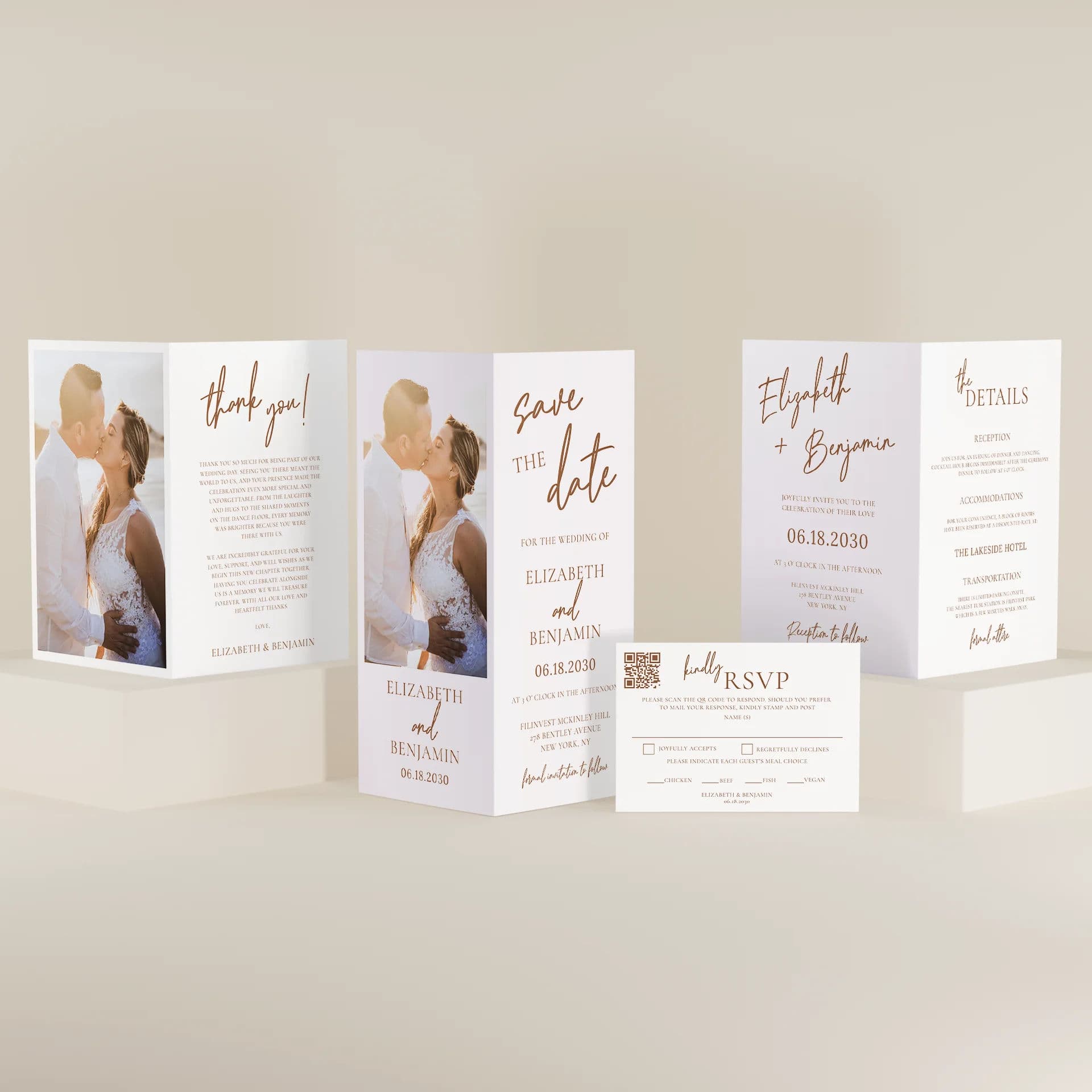 Wedding template preview