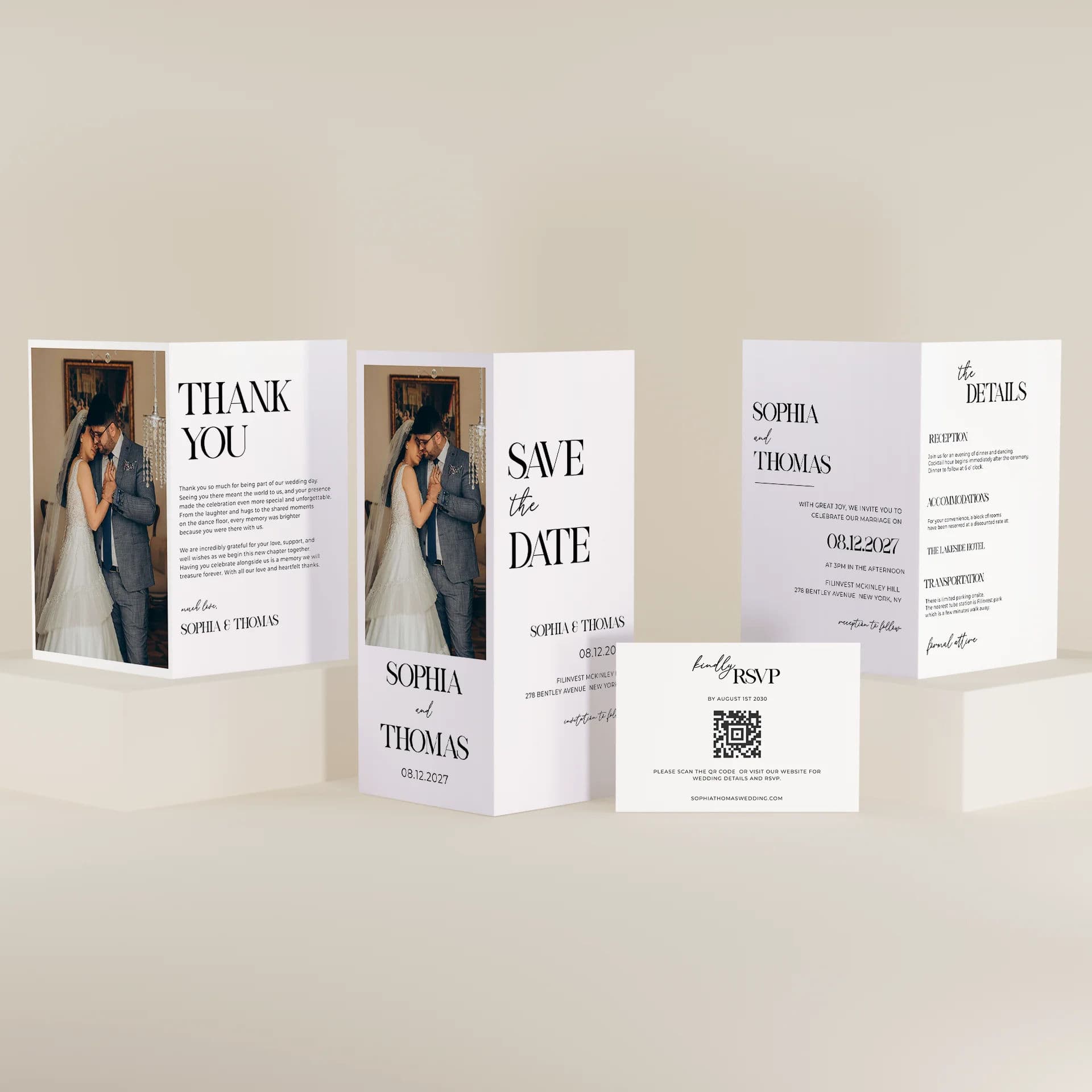Edge — Wedding Invitation Bundle