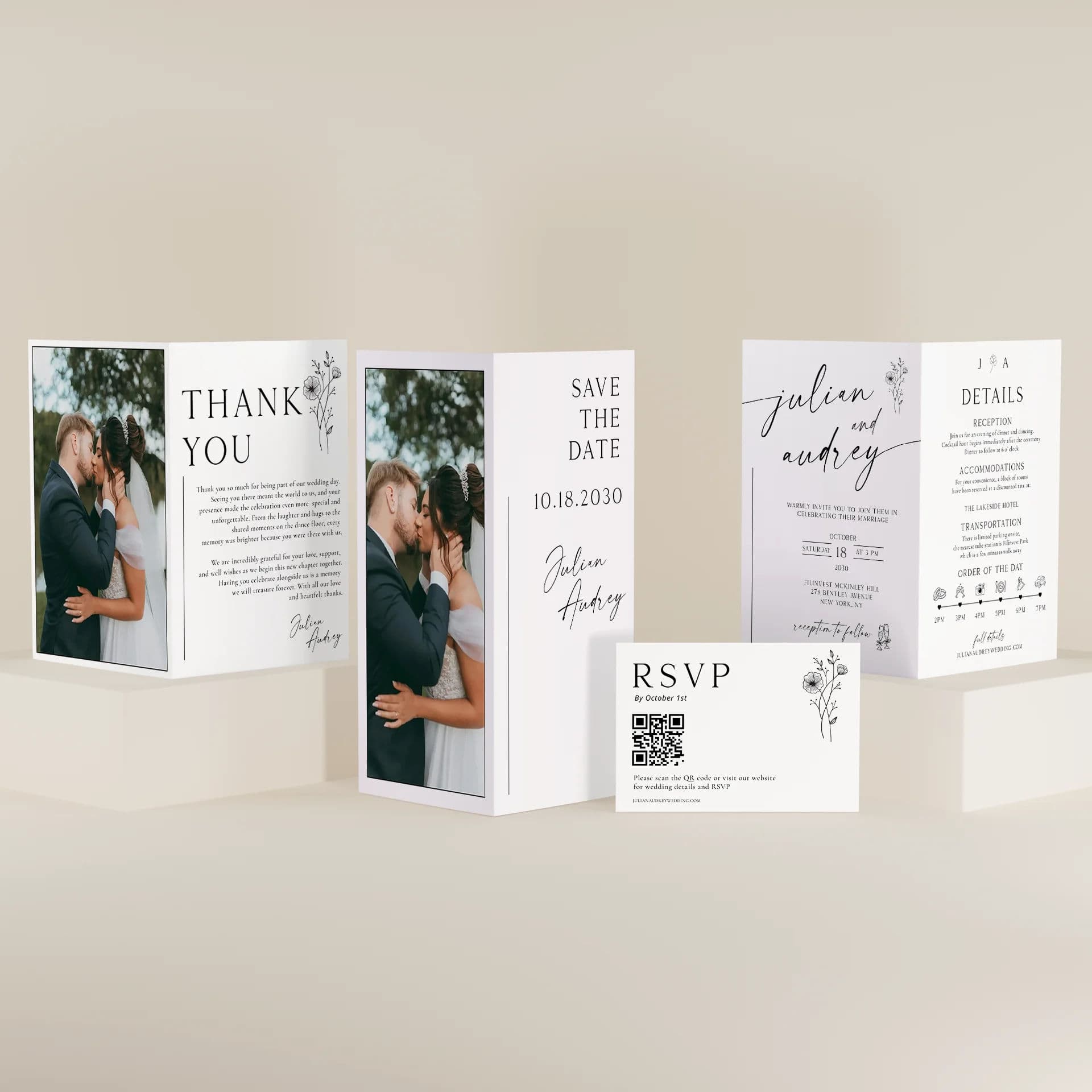 Wedding template preview