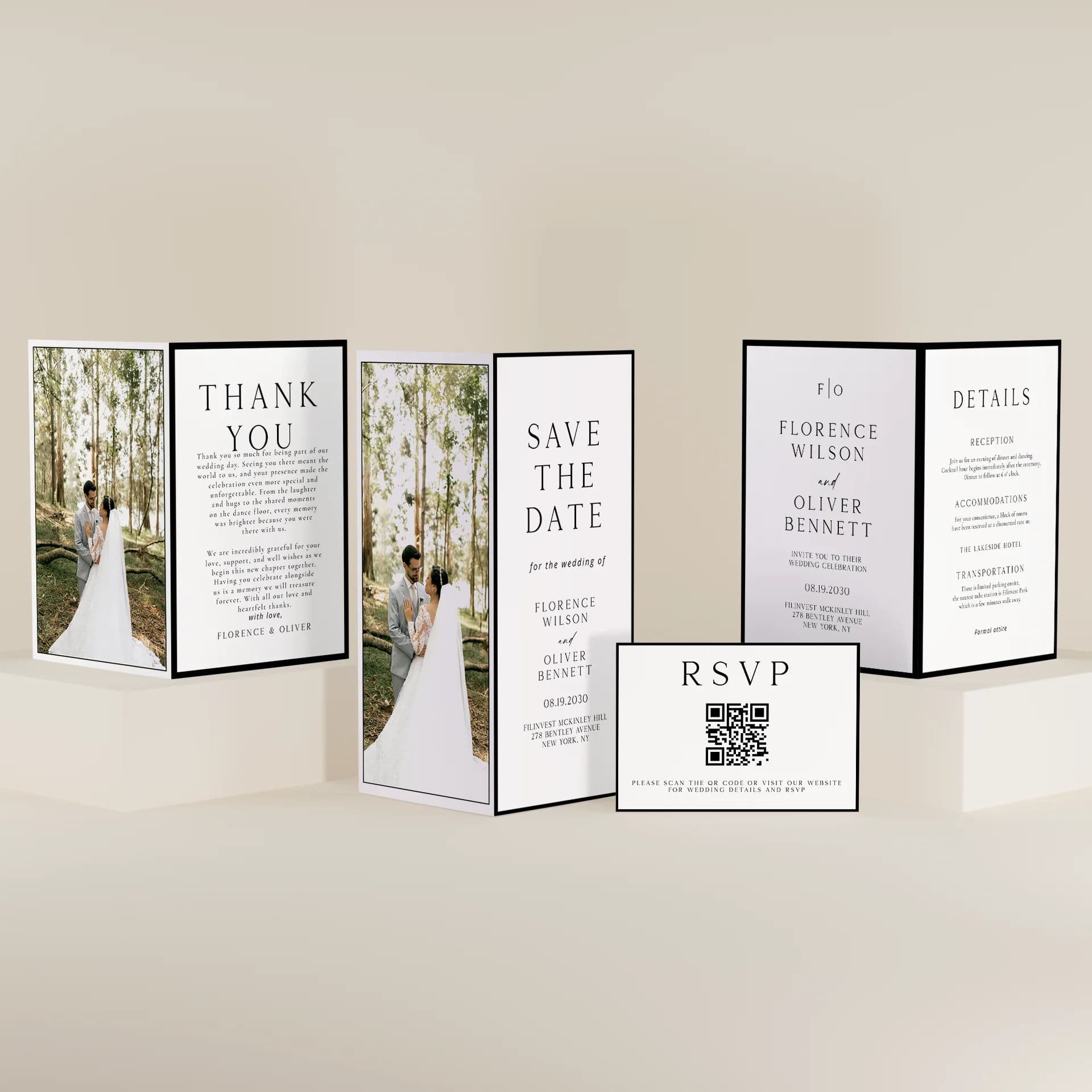 Wedding template preview