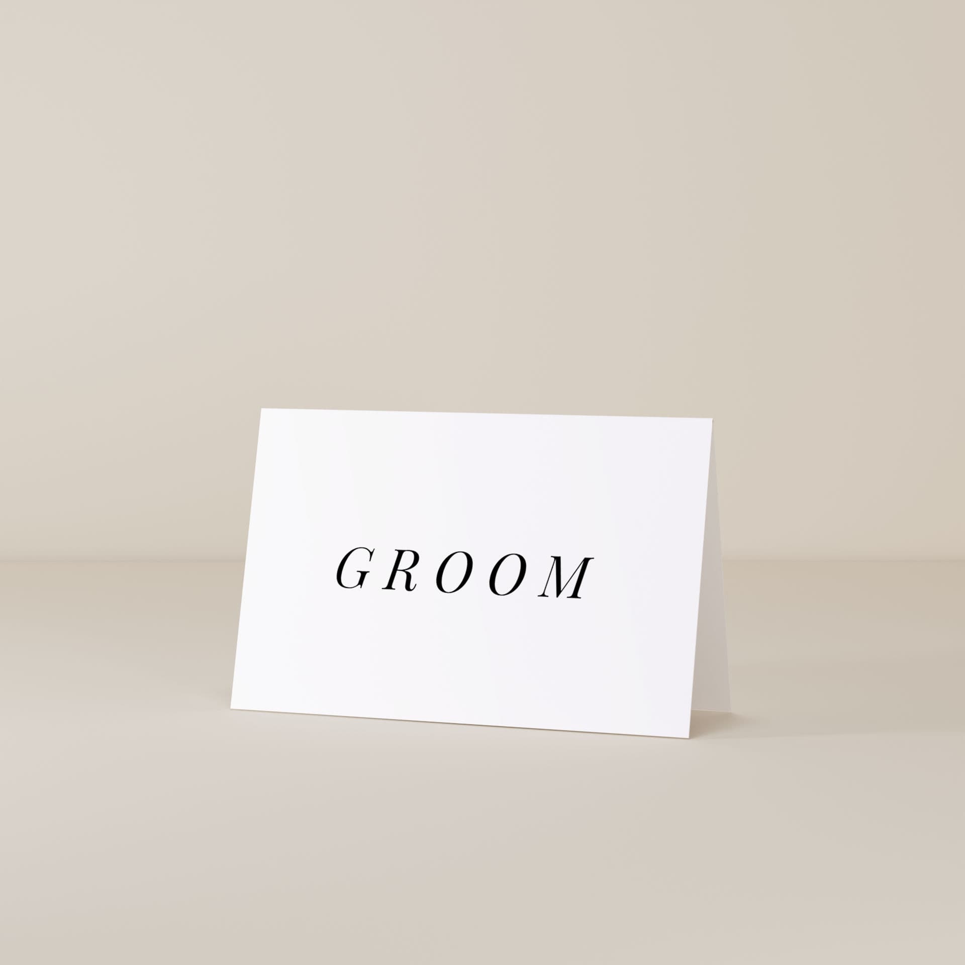 Seat — Place Card
