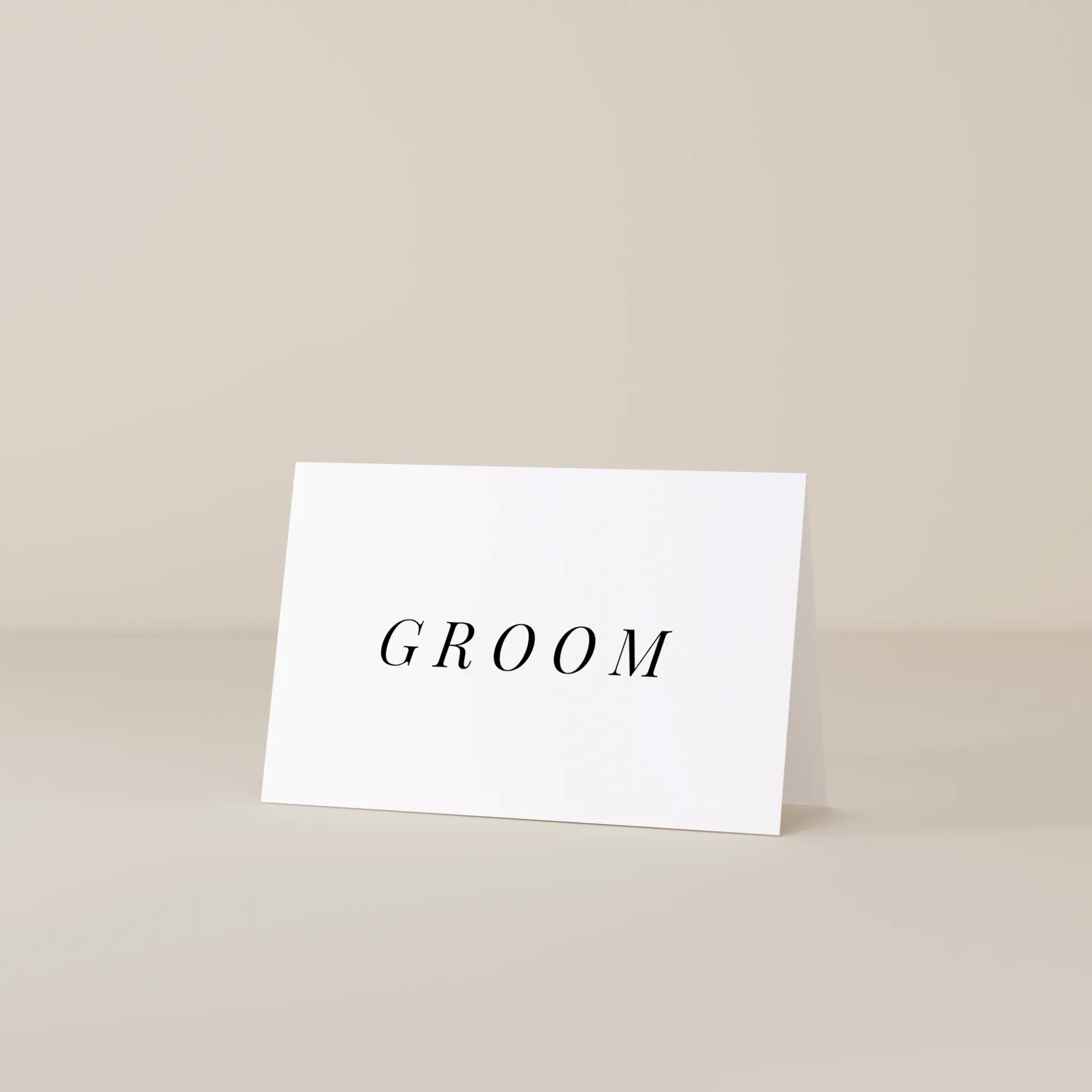 Seat — Place Card