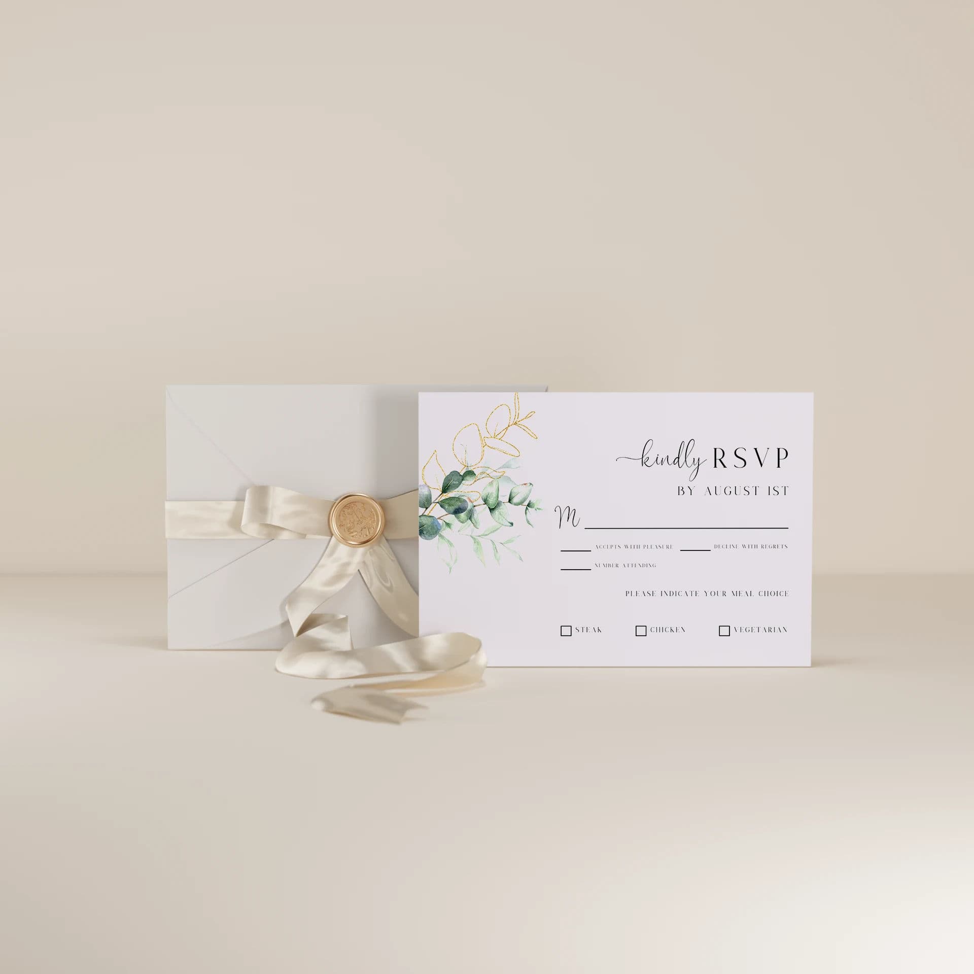 Wedding template preview