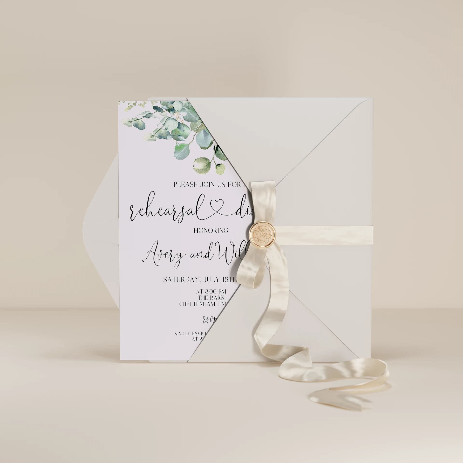Wedding template preview