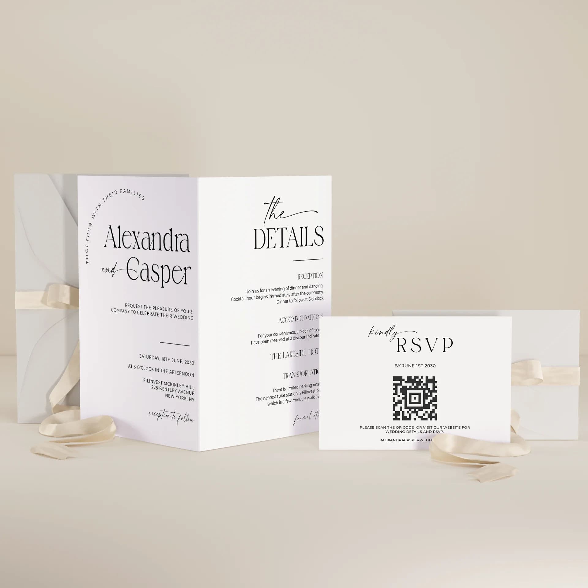 Wedding template preview