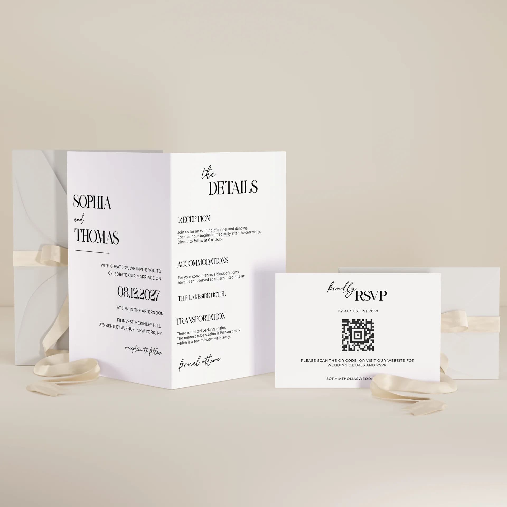Wedding template preview