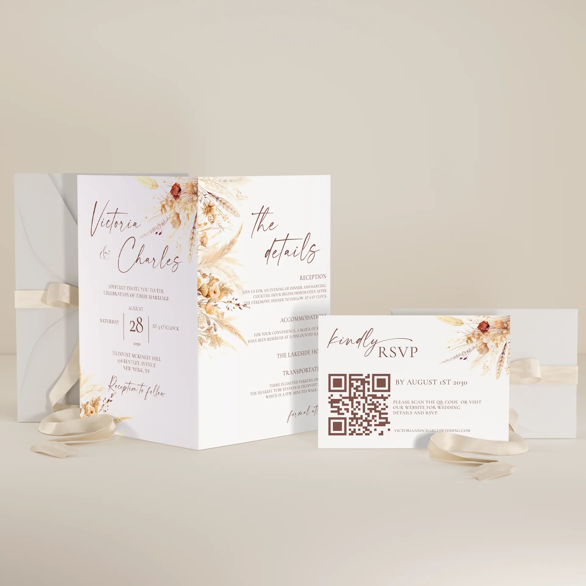 Wedding template preview