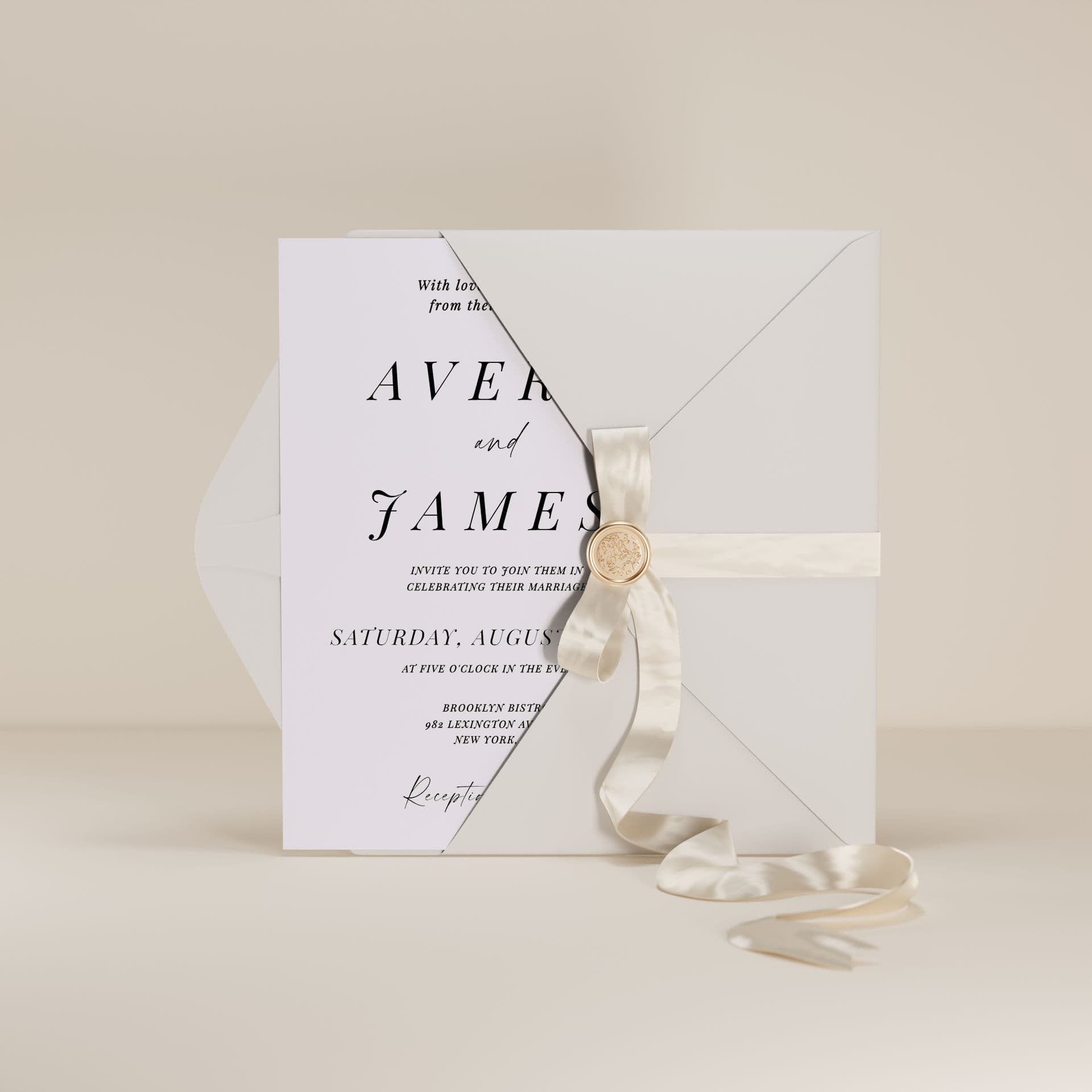 Wedding template preview