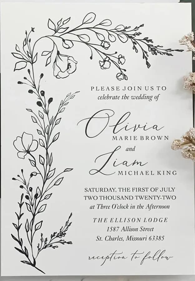 Meadow Sprig — Invitation Set