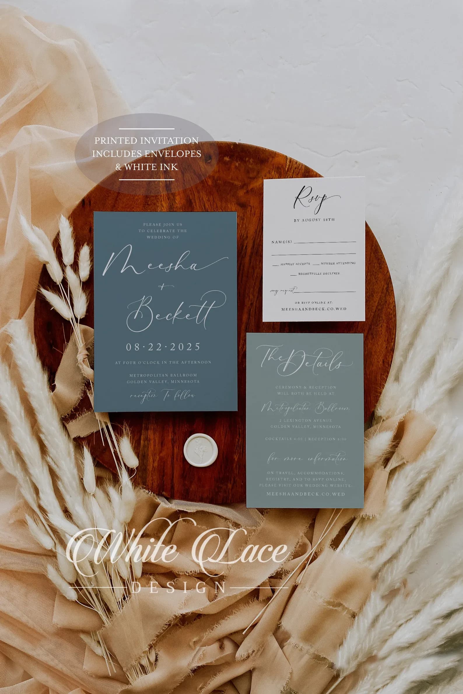 Arrow Crest — Invitation Set