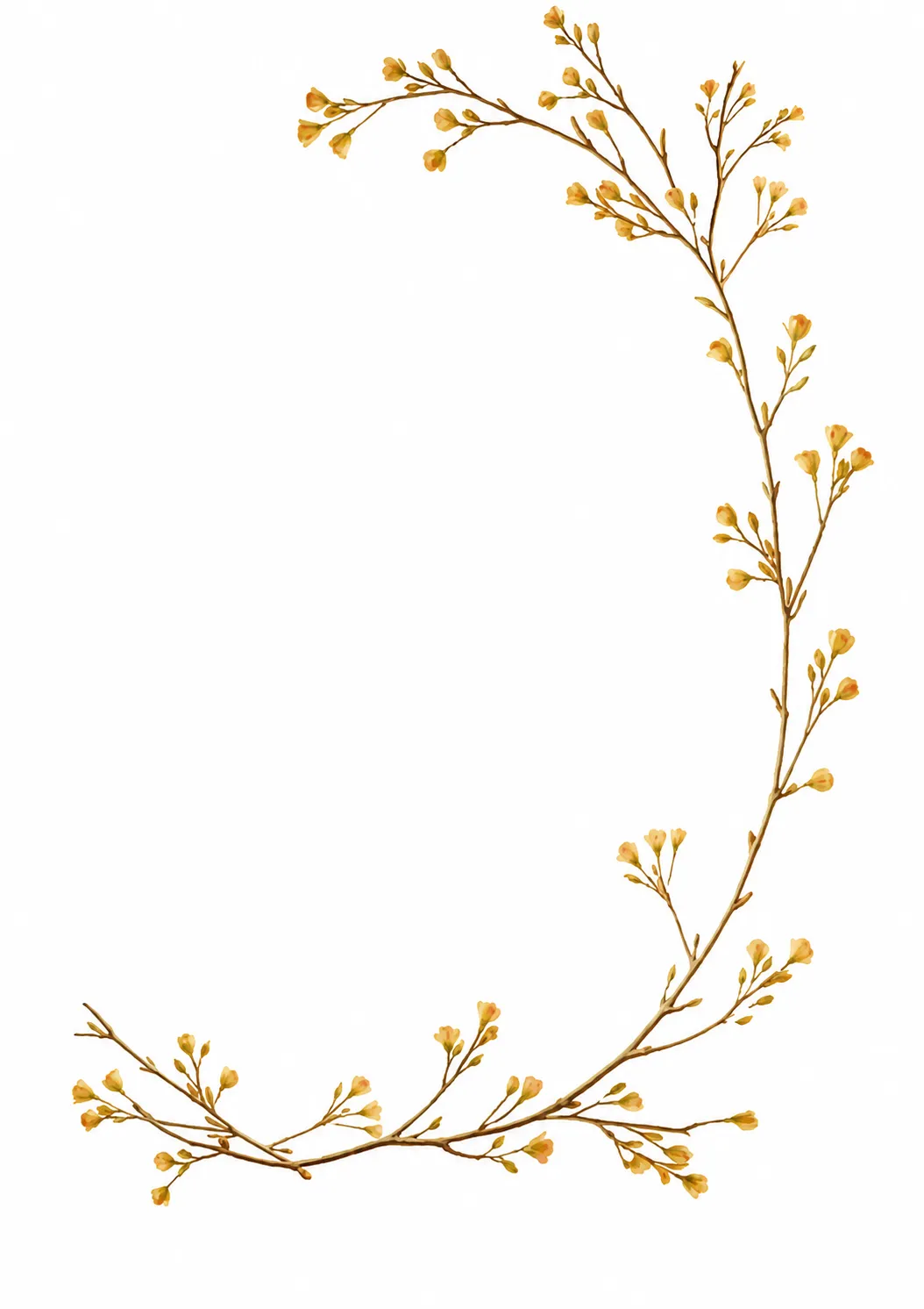 Golden Vine — Invitation Set