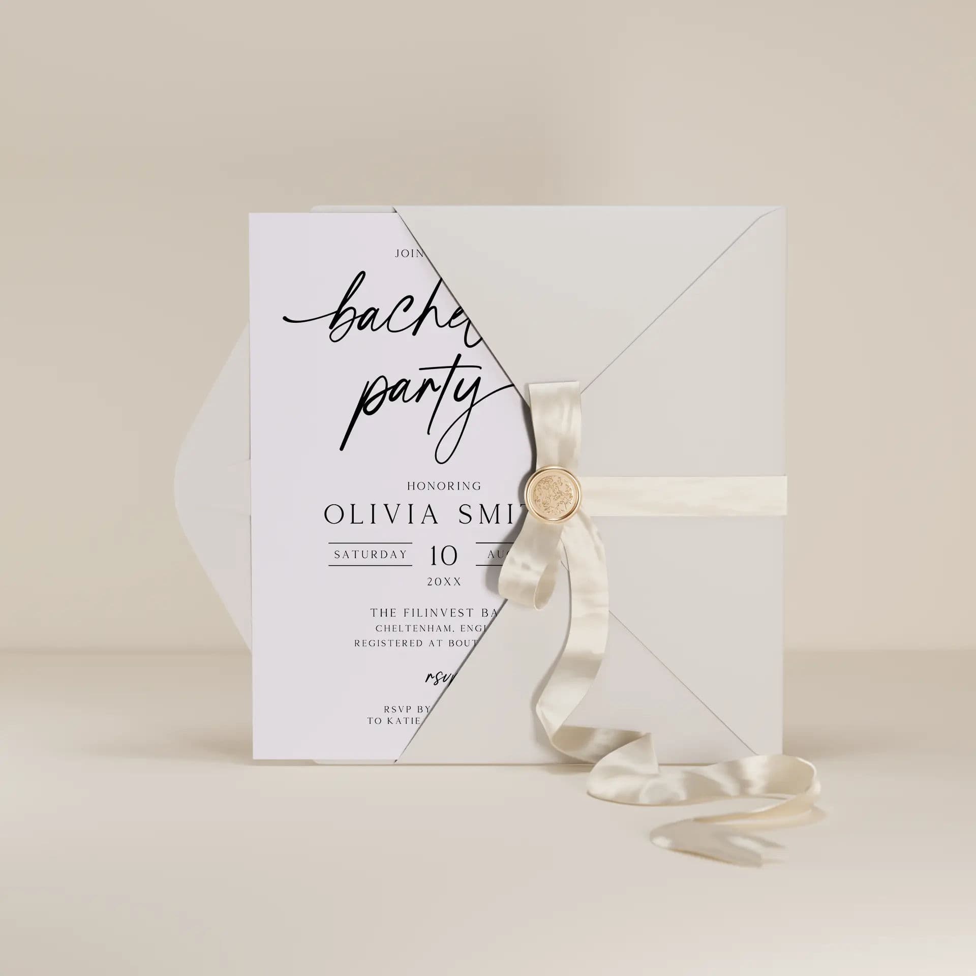 Wedding template preview