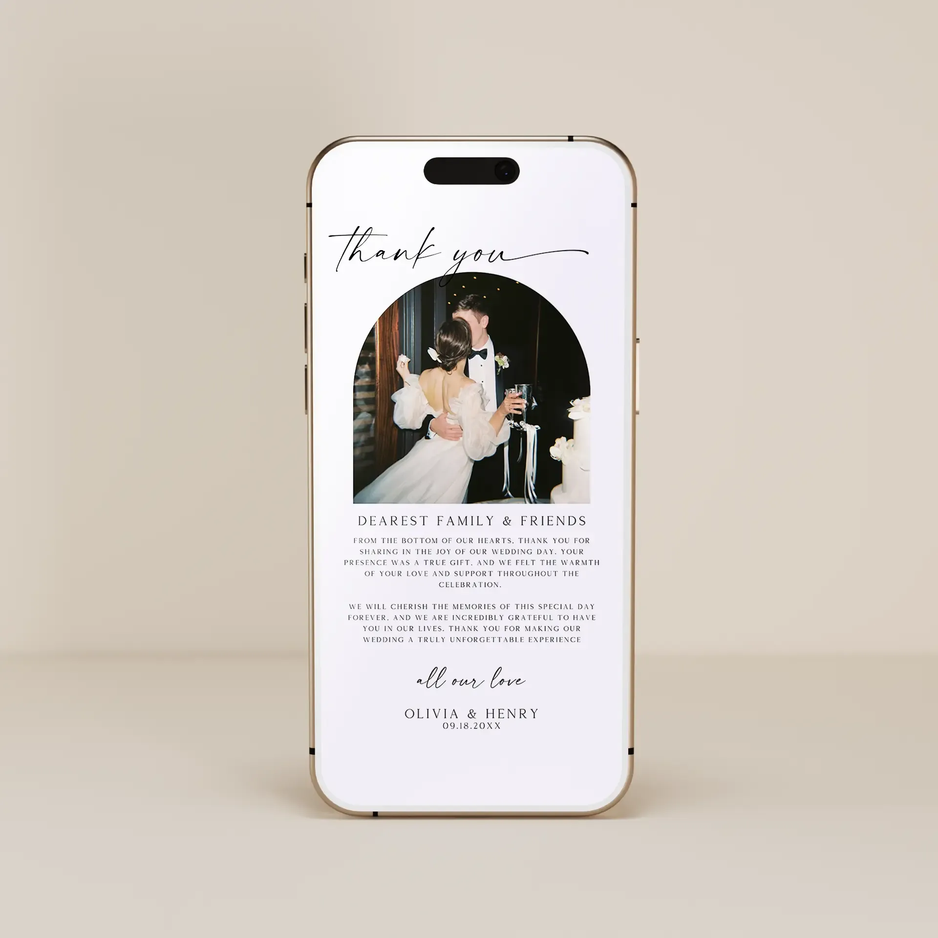 Send — Thank You E-Card
