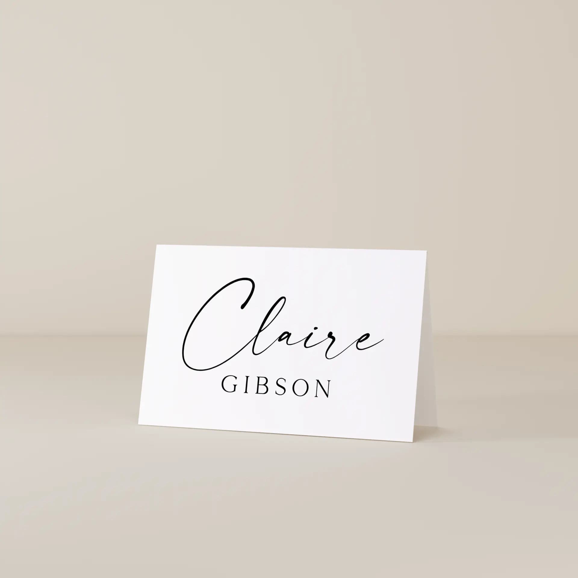 Set — Place Card